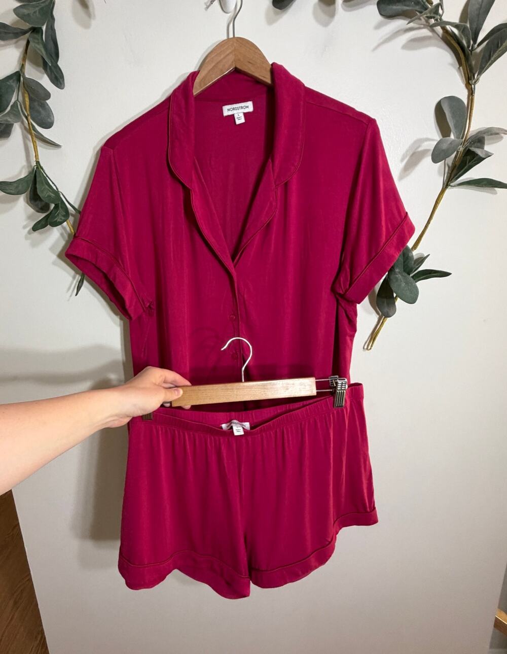 Nordstrom Hot Pink Shorts PJ Set